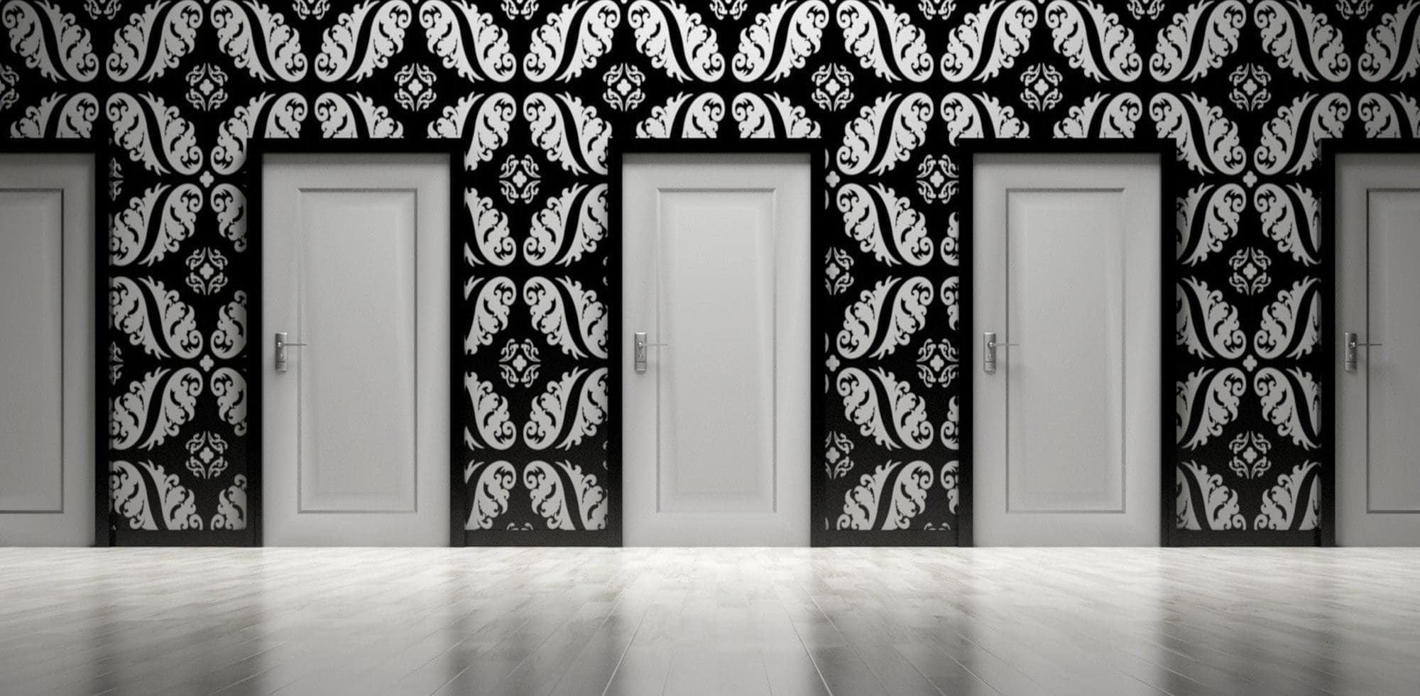white doors
