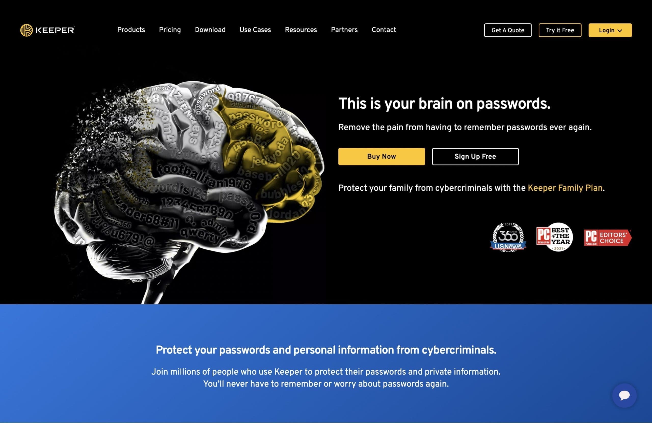keeper homepage